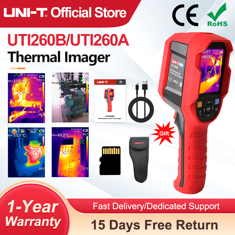 UNI-T UTI260B UTI260A Тепловиз – обзор и цена Thermal Imaging Camera 256X192