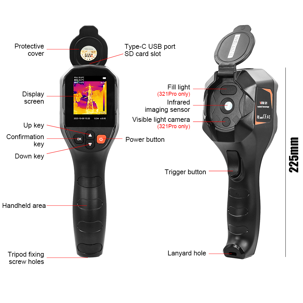 Тепловизор VICTOR TISR 240x240 – обзор и цена Nf 521 Thermal Imaging Camera