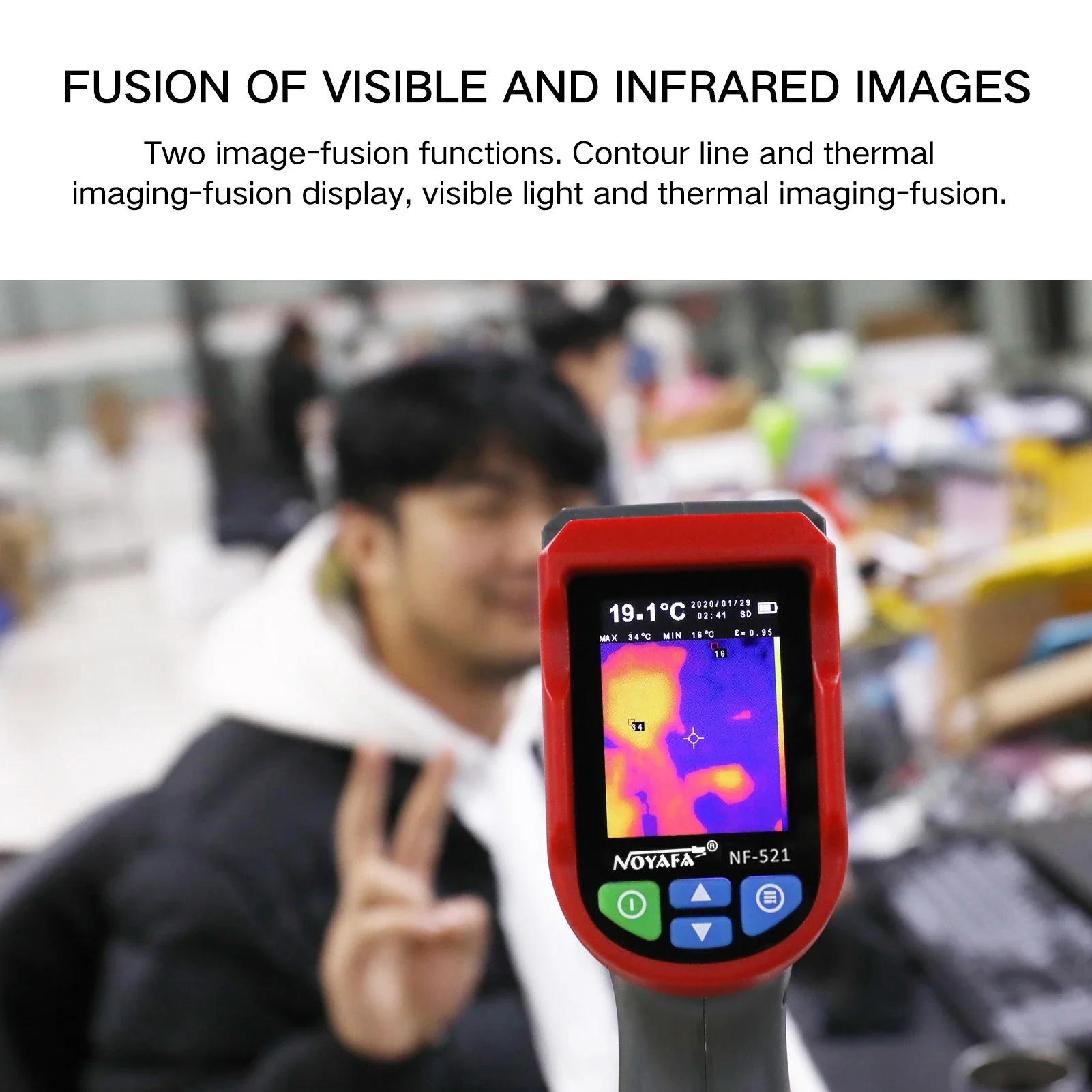 NF-521 Ручной инфракрасный теп – обзор и цена Nf 521 Thermal Imaging Camera