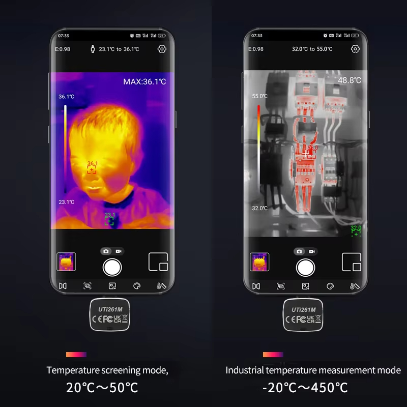 Тепловизионная камера UNI-T UT – обзор и цена Thermal Imaging Camera 256X192