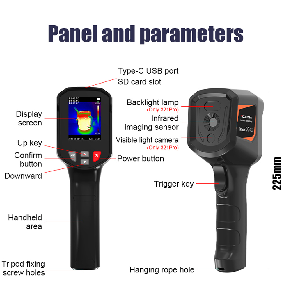 Тепловизор Victor 321 Handheid – обзор и цена Nf 521 Thermal Imaging Camera